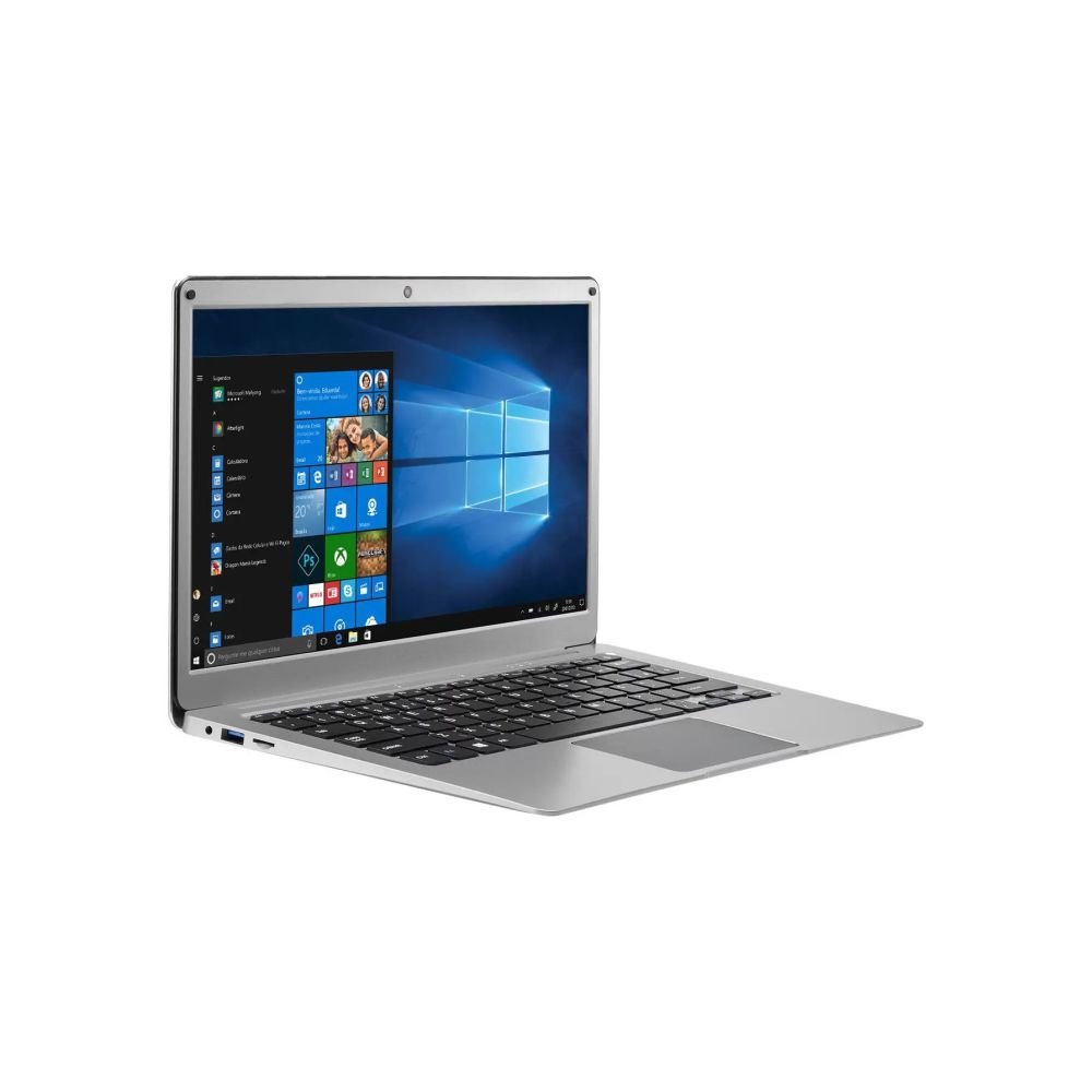 Notebook Multilaser Legacy Intel Dual Core Win 10 Home 32GB (expansível para 64GB via SSD) 4GB RAM 13,3" Prata - PC222 - Imagem 3