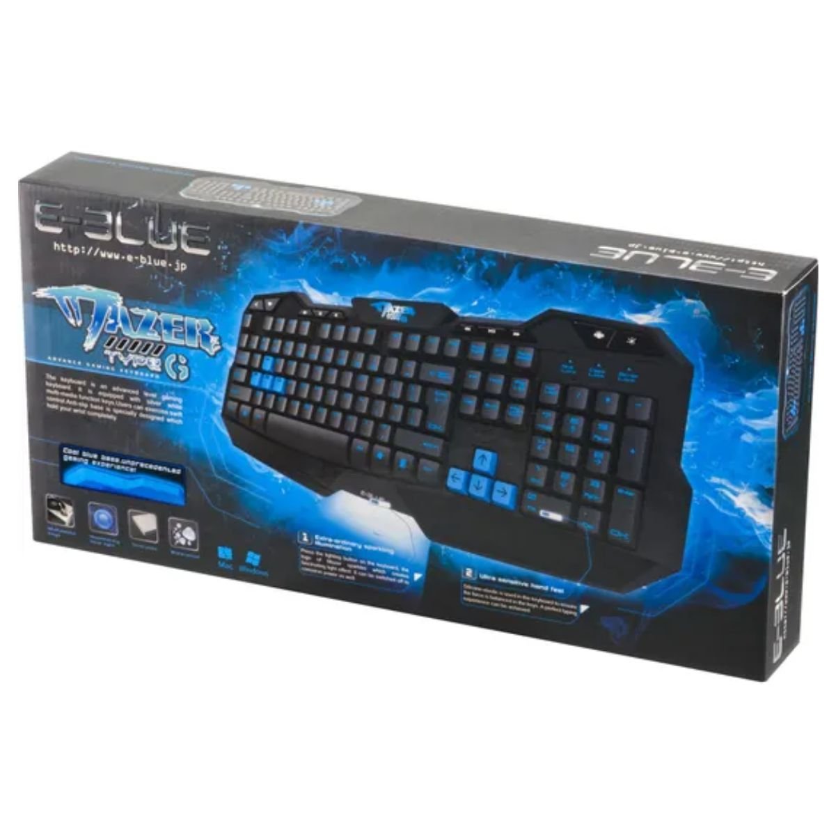 TECLADO GAMER E-BLUE MAZER TYPER G - Imagem 3
