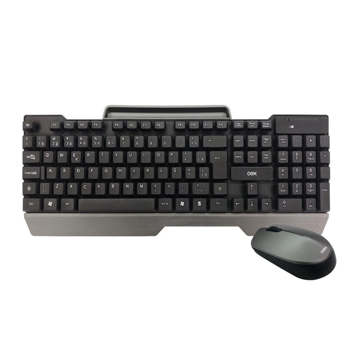 Kit Mouse e Teclado Office OEX Sem Fio - TM 406