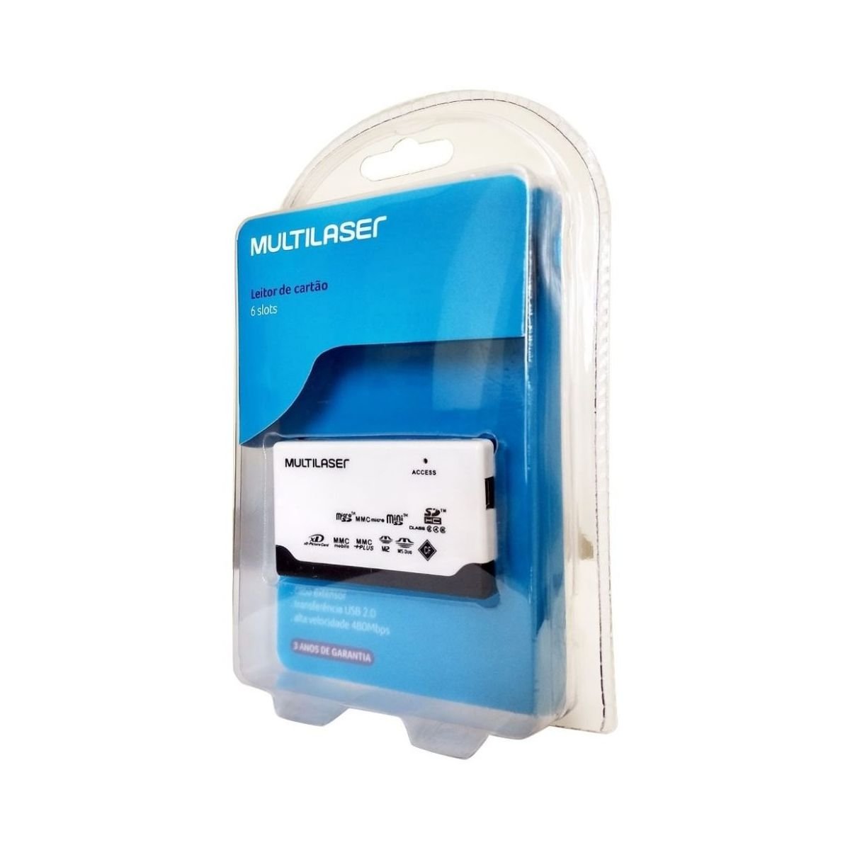 Leitor de Cartão USB 46 em 1 AC076 - Multilaser - Imagem 4