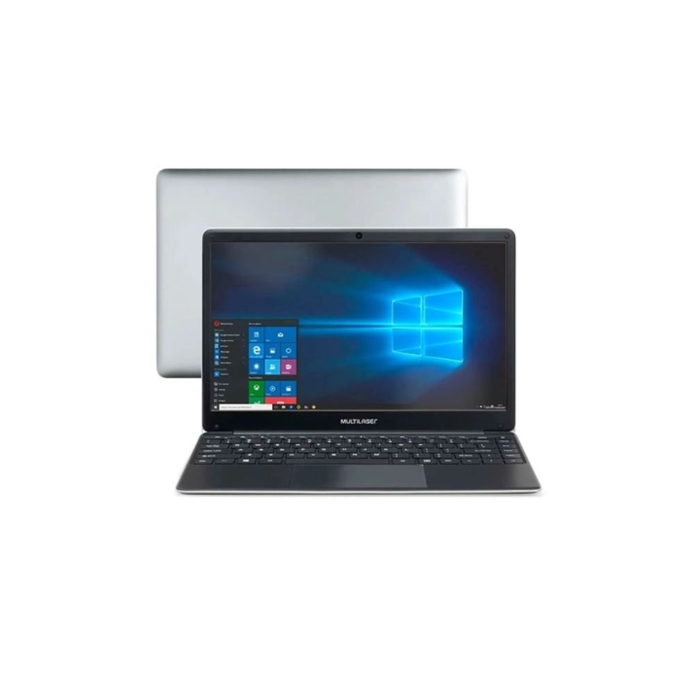 Notebook Multilaser Legacy Book Celeron 4GB + SSD 120GB Windows 10 Tela 14,1" HD Cinza - PC232