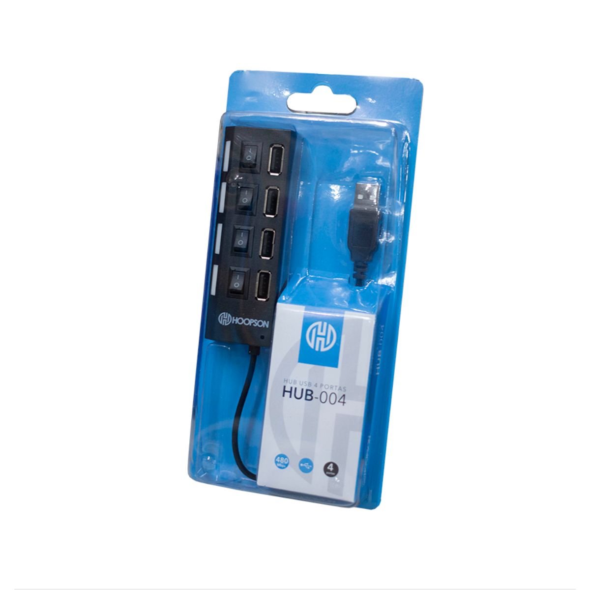 HUB USB 2.0 HUB-004 - Hoopson - Imagem 2