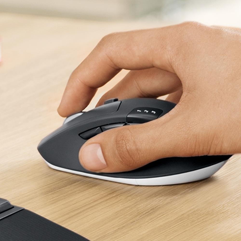 Kit Mouse e Teclado com Apoio Mk850 sem fio Preto Logitech - Imagem 5