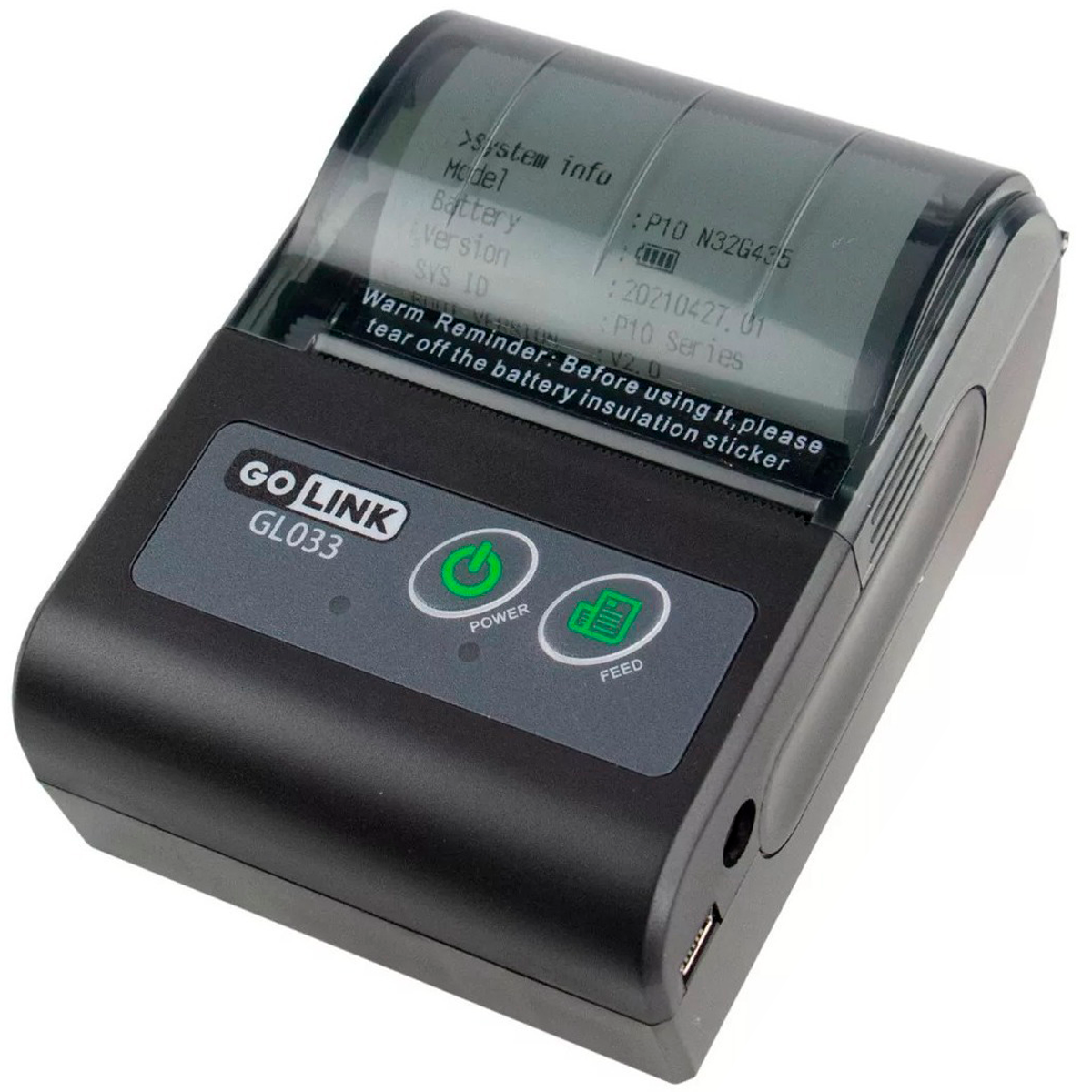 Mini Impressora Bluetooth Térmica 58mm GL-33 - Go Link - Imagem 5