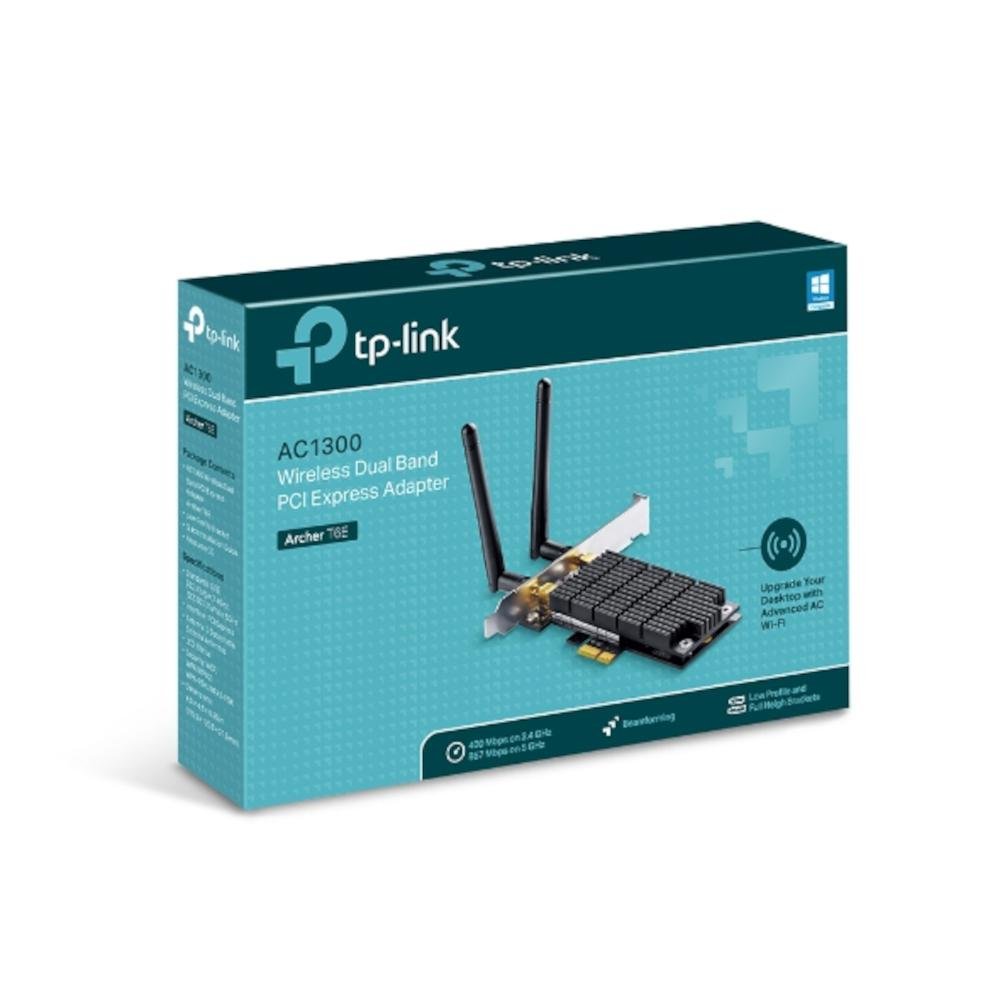 Placa de Rede Wifi AC1300 T6E PC-e - Tp-Link - Imagem 3