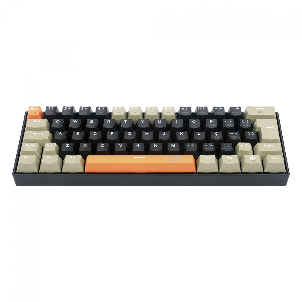 Teclado Gamer Redragon Lakshmi Laranja Switch Marron k606-og - Imagem 2