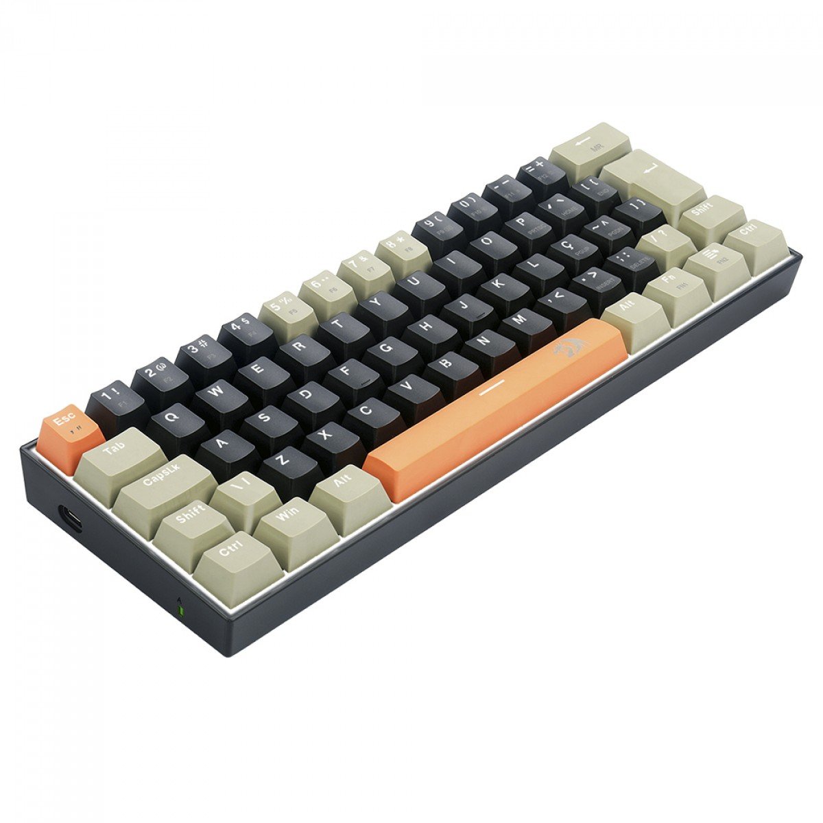 Teclado Gamer Redragon Lakshmi Laranja Switch Marron k606-og - Imagem 5