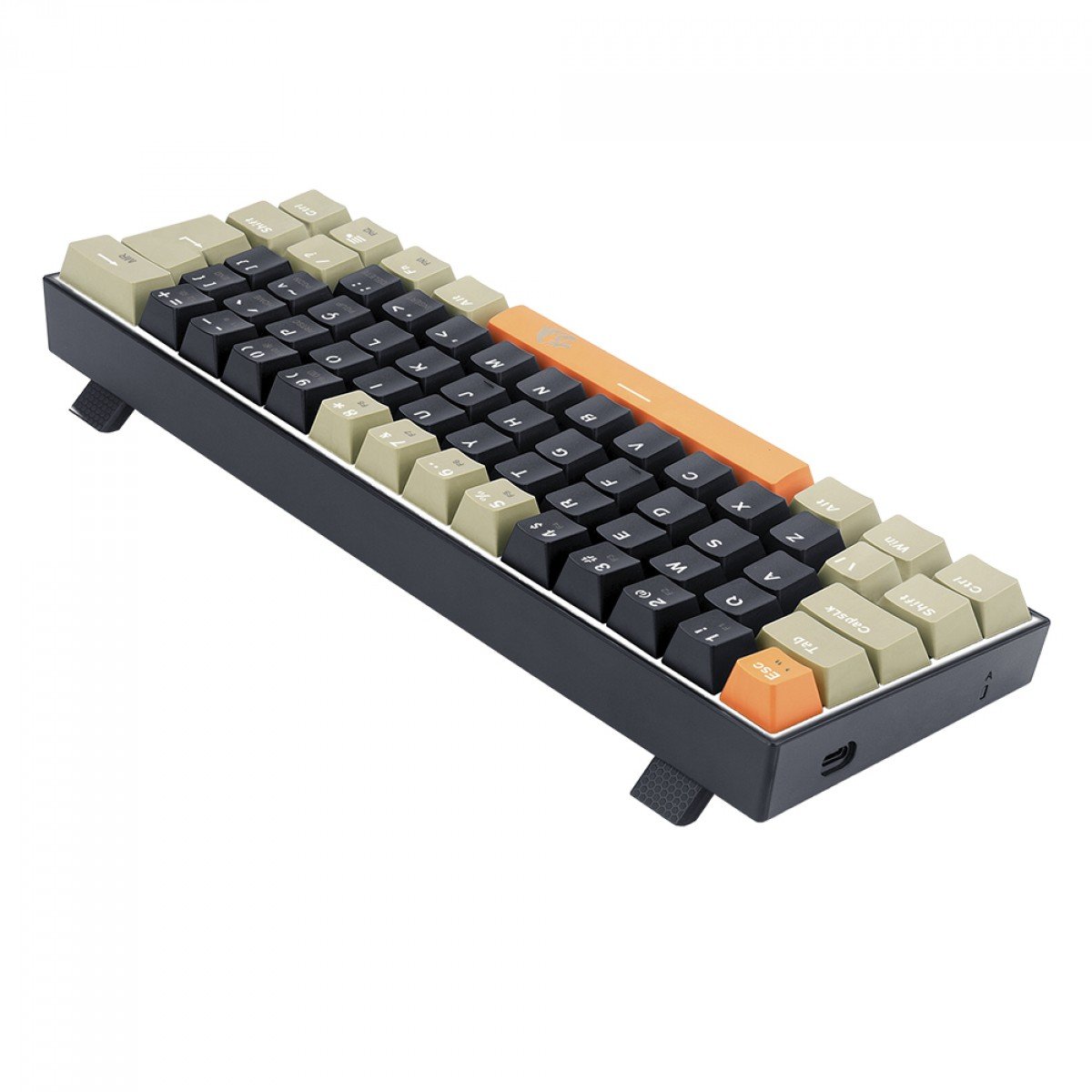 Teclado Gamer Redragon Lakshmi Laranja Switch Marron k606-og - Imagem 3