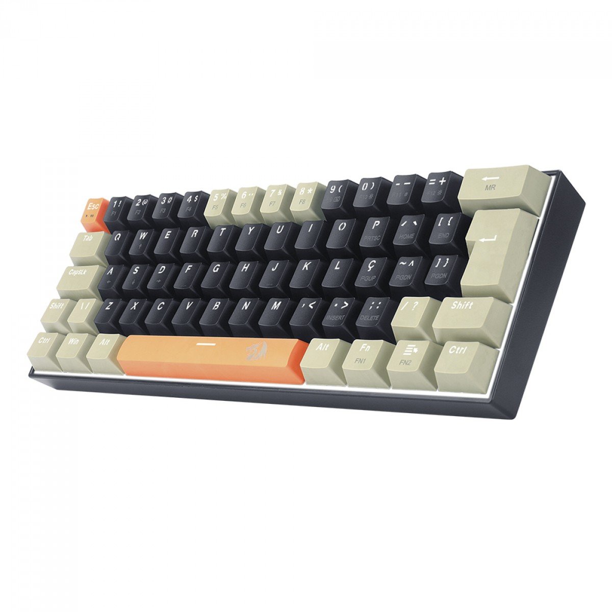 Teclado Gamer Redragon Lakshmi Laranja Switch Marron k606-og - Imagem 4