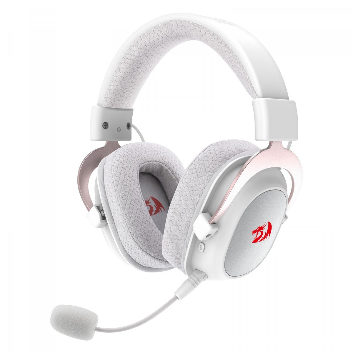 Headset Gamer Redragon Zeus Pro Branco h510w-pro