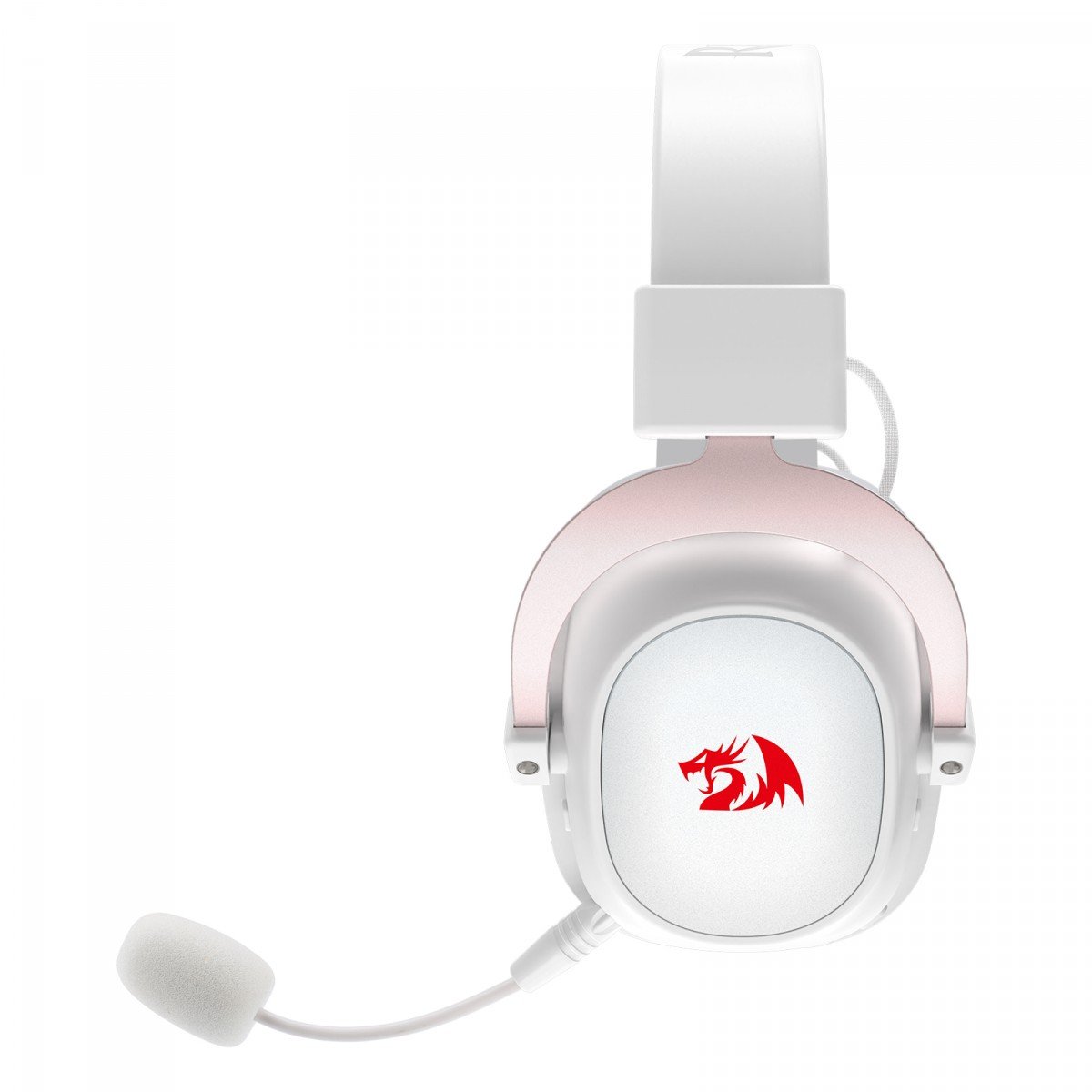 Headset Gamer Redragon Zeus Pro Branco h510w-pro - Imagem 7